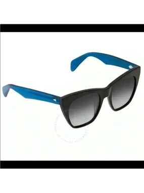 Rag & Bone 52MM Cat Eye Sunglasses in Blue/Black NWT